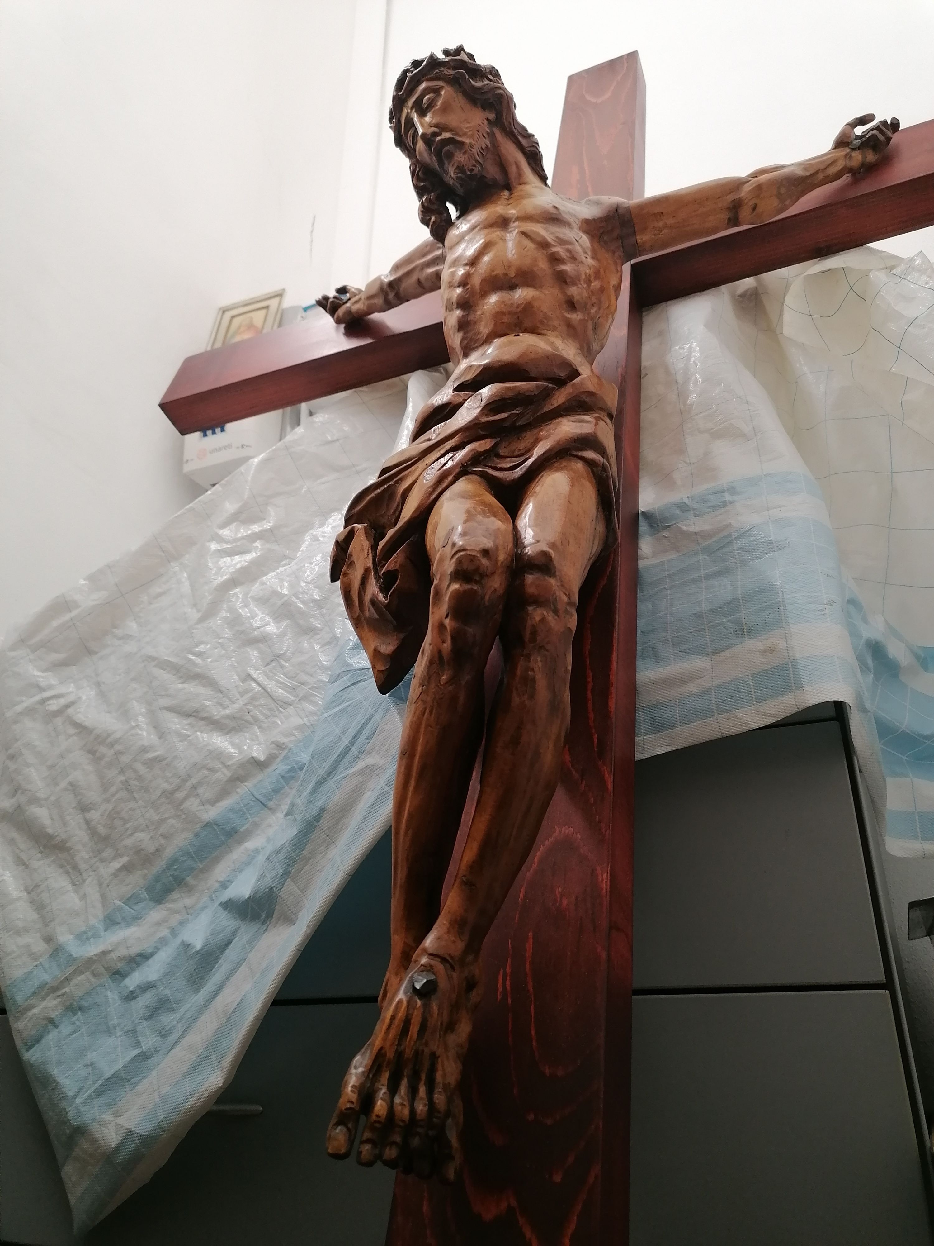 Costruzione croce e restauro di un Cristo ligneo della fine del XVII° secolo